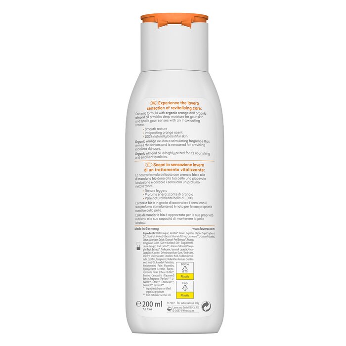 Lavera Body Lotion (Revitalising) - With Organic Orange & Organic Almond Oil - For Normal Skin 200ml/7ozProduct Thumbnail