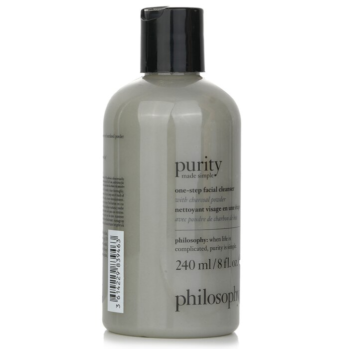 Philosophy Purity Made Simple - One Step Facial Cleanser with Charcoal Powder (Normal to Dry Skin)  240ml/8ozProduct Thumbnail