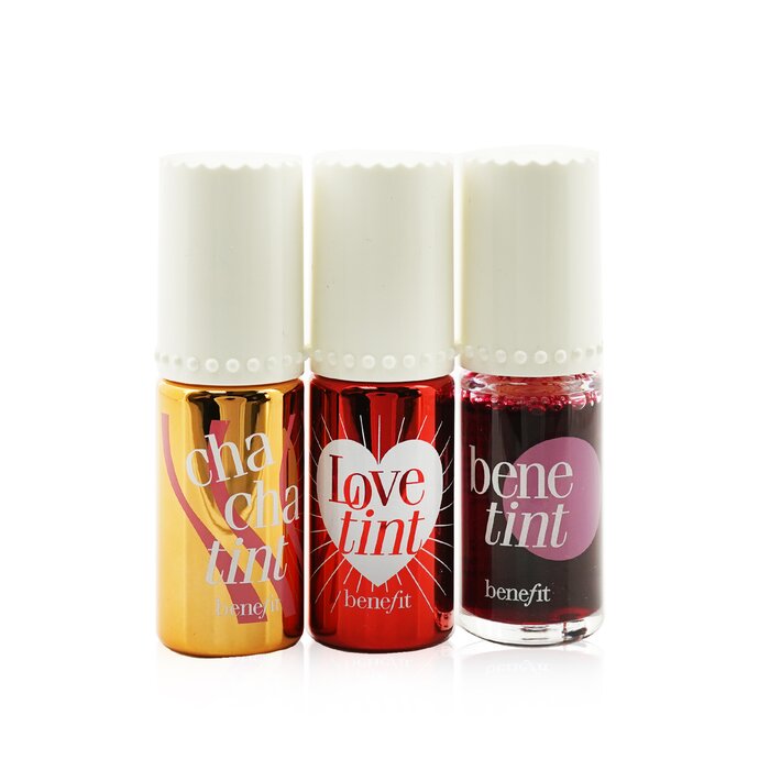 Benefit Lip Tints to Love Set (1x Chachatint 6ml + 1x Lovetint 6ml +1x Benetint 6ml) 3x6ml/0.2ozProduct Thumbnail