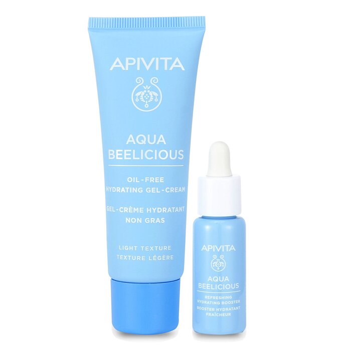 艾蜜塔  Apivita Hydrating Bouquet (Aqua Beelicious- Light Texture) Gift Set: Hydrating Gel-Cream 40ml+ Hydrating Booster 10ml+ Pouch (Exp. Date: 05/2024) 2pcs+1pouchProduct Thumbnail