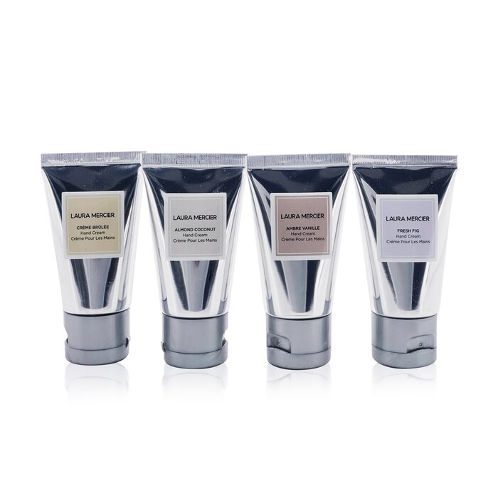 Laura Mercier Party Of Four Hand Cream Set: (Fresh Fig + Almond Coconut + Ambre Vanille + Creme Brulee) Hand Cream 30ml 4x 30ml/1ozProduct Thumbnail