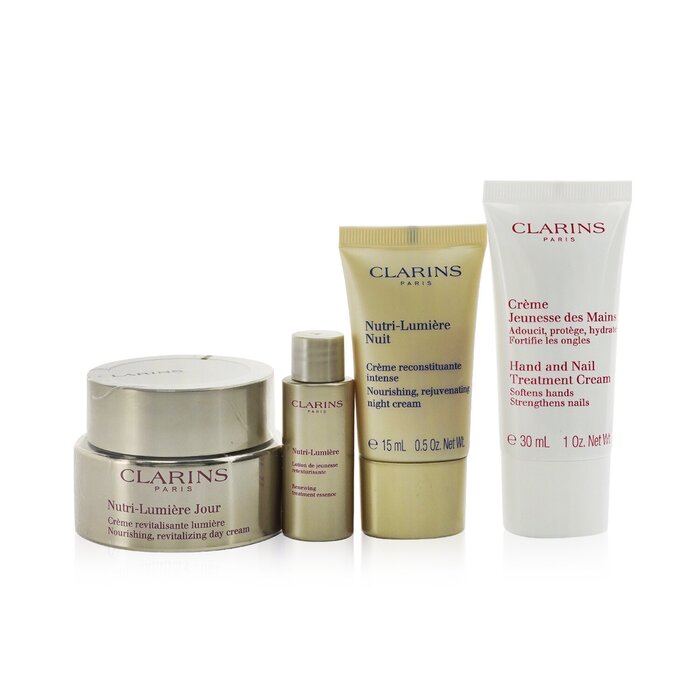 Clarins Nutri-Lumiere Collection: 4pcs+1bagProduct Thumbnail
