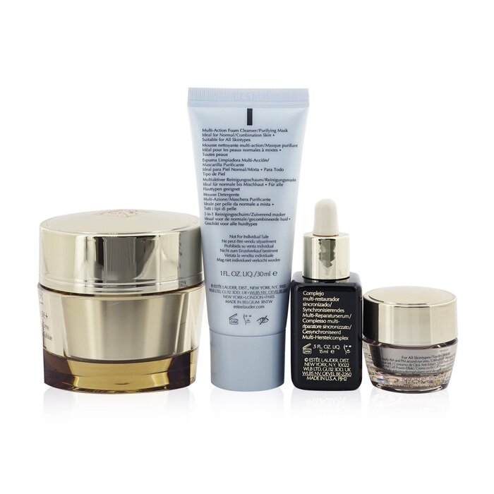 Estee Lauder Firm+Glow Skincare Delights: Revitalizing Supreme+Cream 50ml+ Revitalizing Supreme+Eye 5ml+ ANR 15ml+ Perfectly Clean 30ml 4pcsProduct Thumbnail