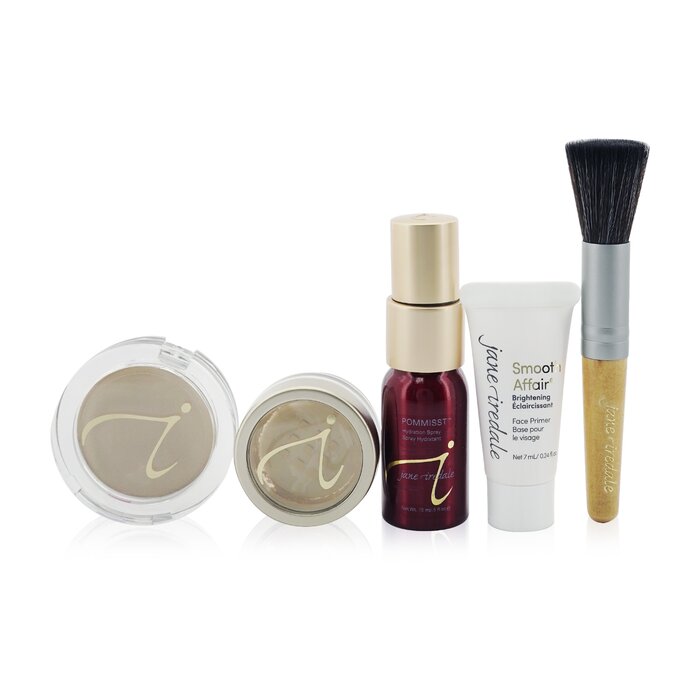Jane Iredale Starter Kit (6 Pieces): 1xPrimer & Brighter, 1xLoose Mineral Powder... 6pcsProduct Thumbnail