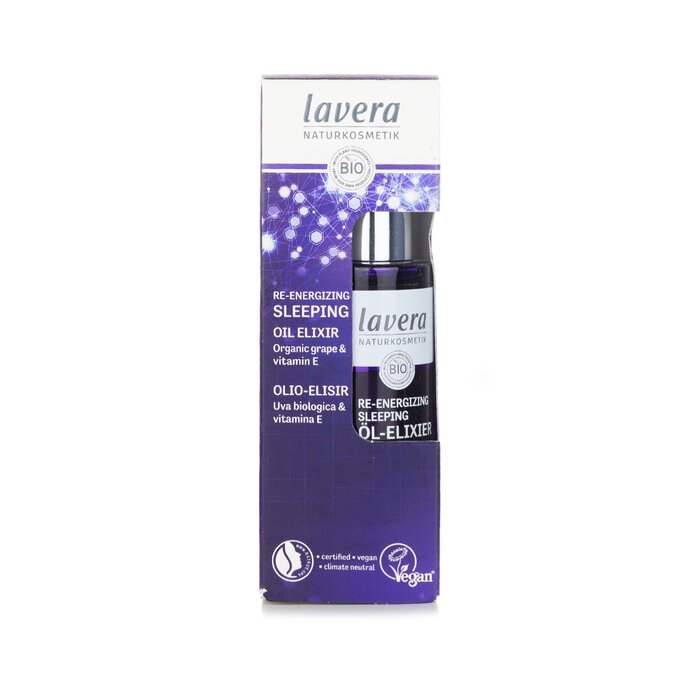Lavera Re-Energizing Sleeping Oil Elixir - With Organic Grape & Vitamin E 30ml/1.1ozProduct Thumbnail