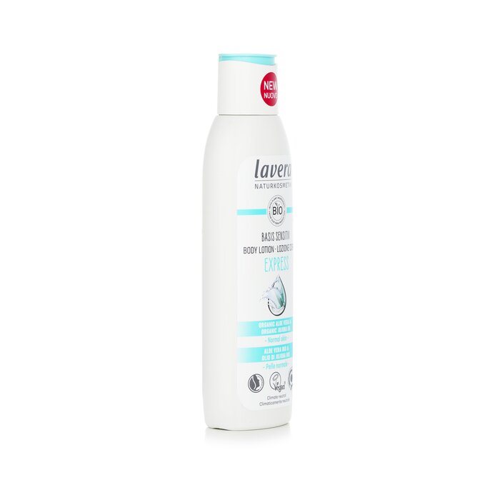 Lavera Basis Sensitiv Express Body Lotion With Orgnic Aloe Vera & Organic Jojoba Oil - For Normal Skin 250ml/8.7ozProduct Thumbnail