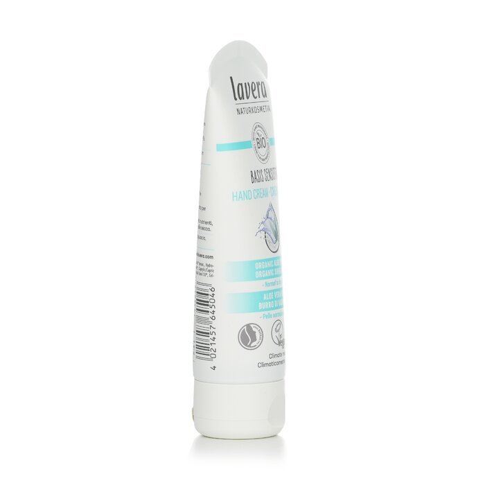 Lavera Basis Sensitiv Hand Cream With Organic Aloe Vera & Organic Shea Butter - For Normal To Dry Skin 75ml/2.6ozProduct Thumbnail
