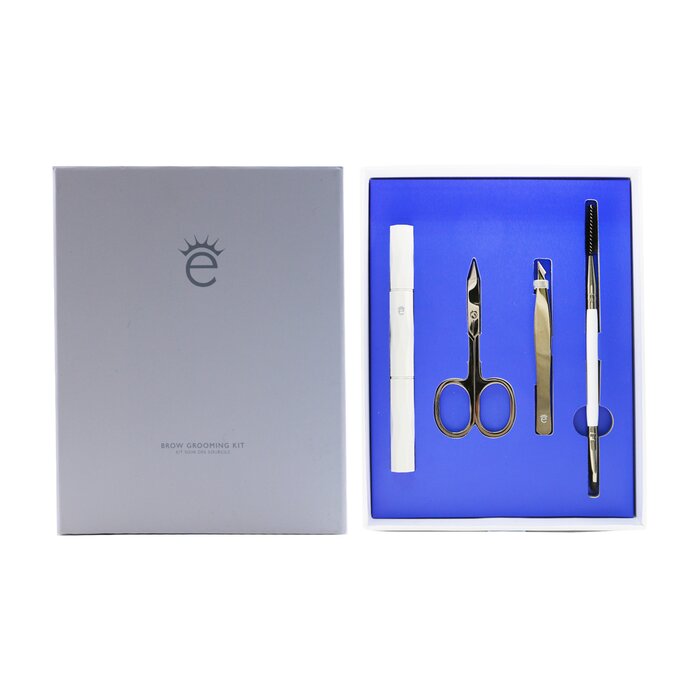 Eyeko Brow Grooming Kit: Brow Brush & Spoolie + Scissors + Tweezers + Brow Razor + Pouch 4pcs+1bagProduct Thumbnail