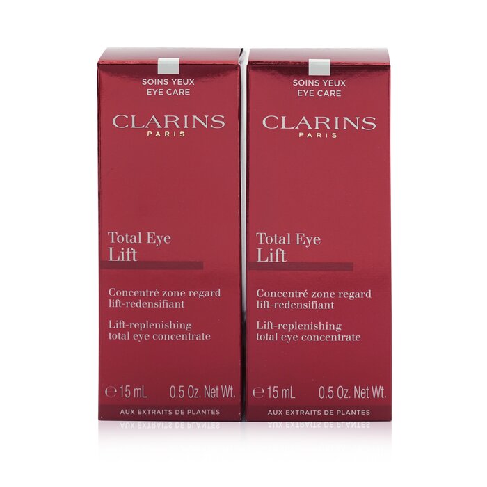 Clarins Total Eye Lift Lift-Replenishing Total Eye Concentrate Duo Pack 2x15ml/0.5ozProduct Thumbnail