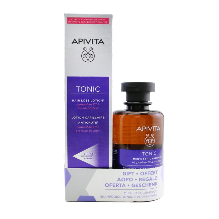 Apivita Hair Loss Lotion with Hippophae TC & Lupine Protein 150ml FREE Men's Tonic Shampoo 250ml 2pcsProduct Thumbnail