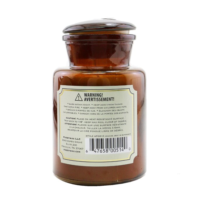 Paddywax Apothecary Candle - Ξύσμα Πορτοκαλιού & Περγαμόντο 226g/8ozProduct Thumbnail