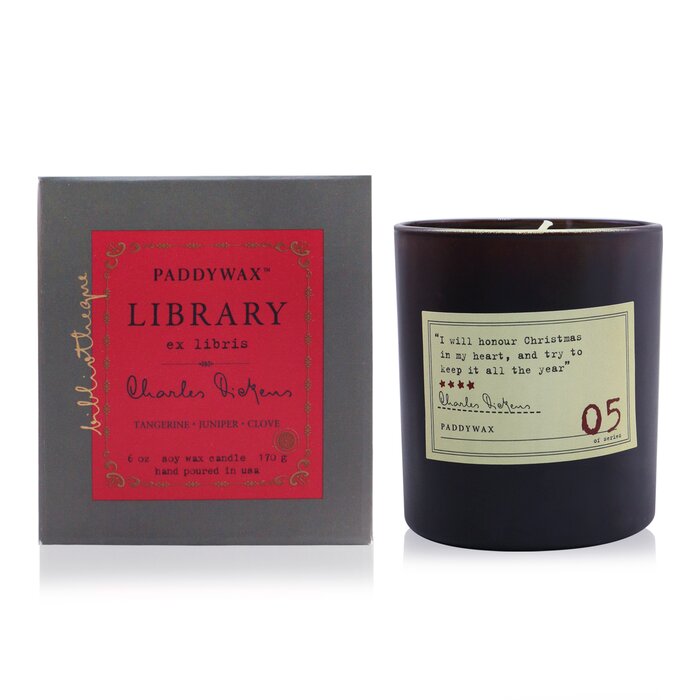 Paddywax Library Candle - Charles Dickens 170g/6ozProduct Thumbnail