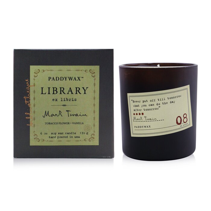 Paddywax Library Candle - Mark Twain 170g/6ozProduct Thumbnail