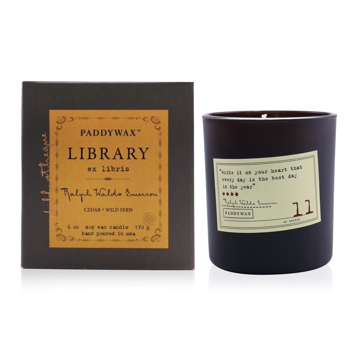 Paddywax Library Candle - Ralph Waldo Emerson 170g/6ozProduct Thumbnail