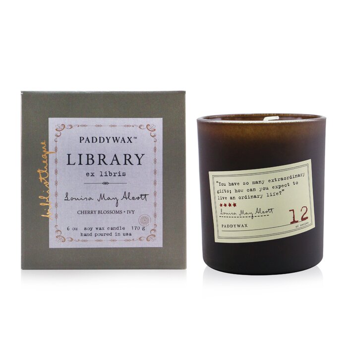 Paddywax Library Candle - Louisa May Alcott 170g/6ozProduct Thumbnail