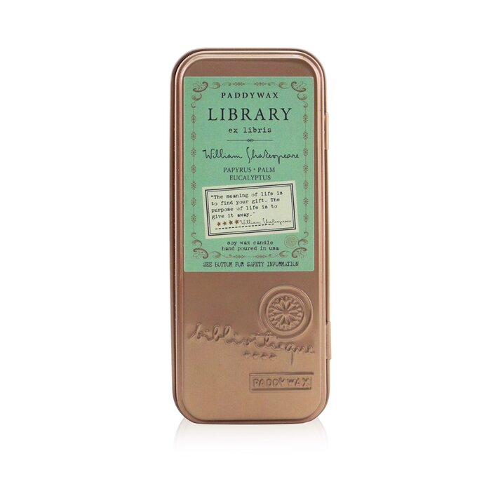 Paddywax Library Свеча - William Shakespeare 70g/2.5ozProduct Thumbnail