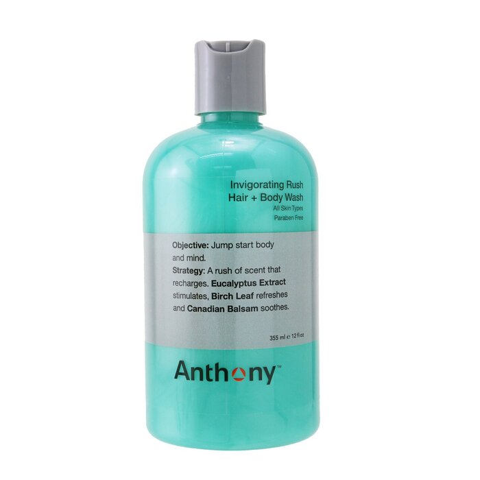 Anthony Żel do mycia ciała i włosów Invigorating Rush Hair & Body Wash (All Skin Types) 355ml/12ozProduct Thumbnail