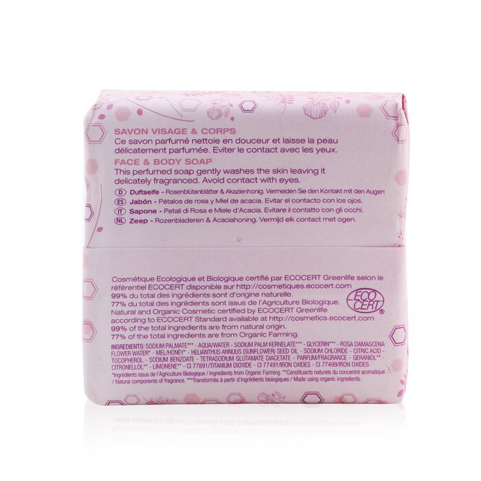 Melvita Rose Petals & Acacia Honey Soap 100g/3.5ozProduct Thumbnail