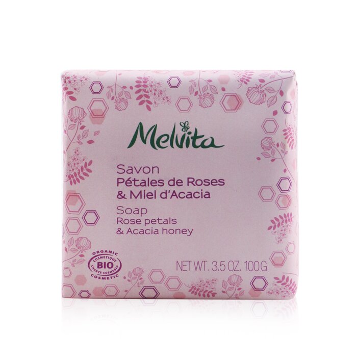 Melvita Rose Petals & Acacia Honey Soap 100g/3.5ozProduct Thumbnail