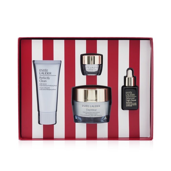 Estee Lauder Protect+Hydrate Skincare Delights: Day Wear Creme SPF 15 50ml+ ANR 15ml+ Day Wear Eye 5ml+ Perfectly Clean 30ml 4pcsProduct Thumbnail
