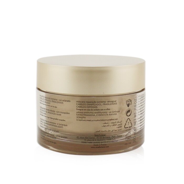 Rene Furterer Absolue Kèratine Renewal Care Ultimate Repairing Mask - Damaged, Over-Processed Thick Hair (Box Slightly Damaged) 200ml/7ozProduct Thumbnail