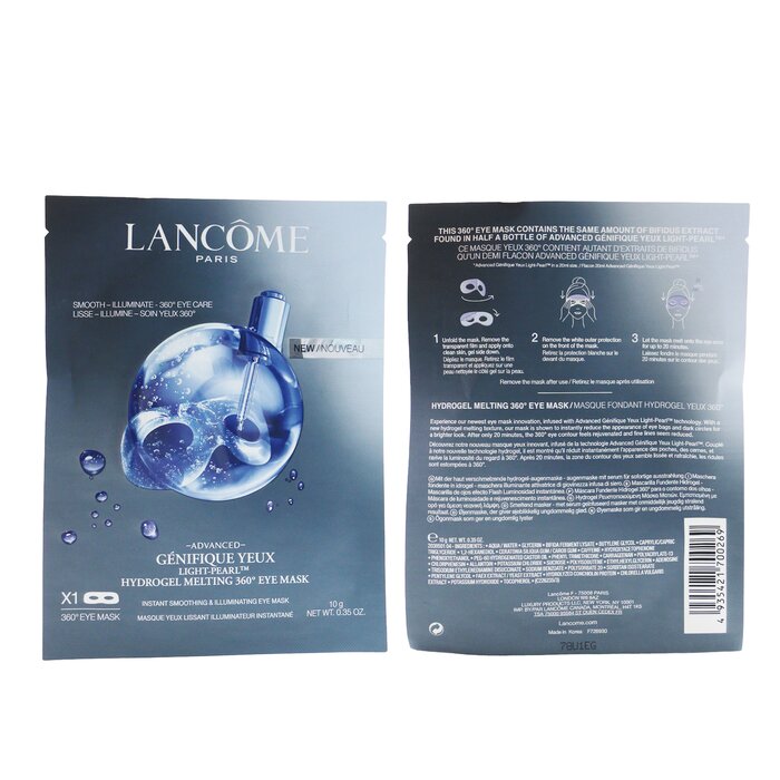 兰蔻 Lancome Genifique Advanced Eye Light-Pearl Hydrogel Melting 360° Eye Mask 1sheetProduct Thumbnail
