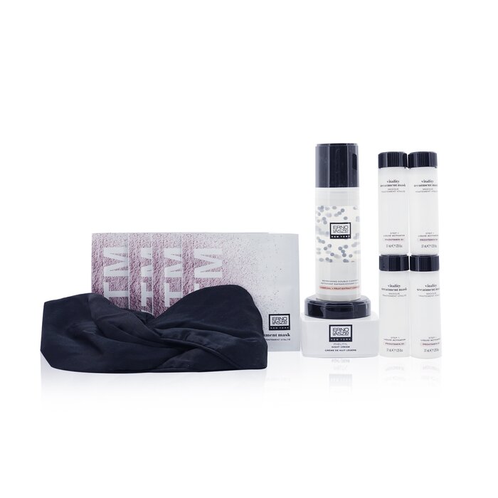Erno Laszlo Legendary Sleep Set: Refreshing Double Cleanser 100ml+ Vitality Treatment Mask 8pcs+ Phelityl Night Cream 50ml+ Headband+ Bag 10pcs+1bagProduct Thumbnail