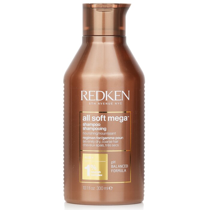 Redken All Soft Mega Shampoo (For Severely Dry/ Coarse Hair) 300ml/10.1ozProduct Thumbnail