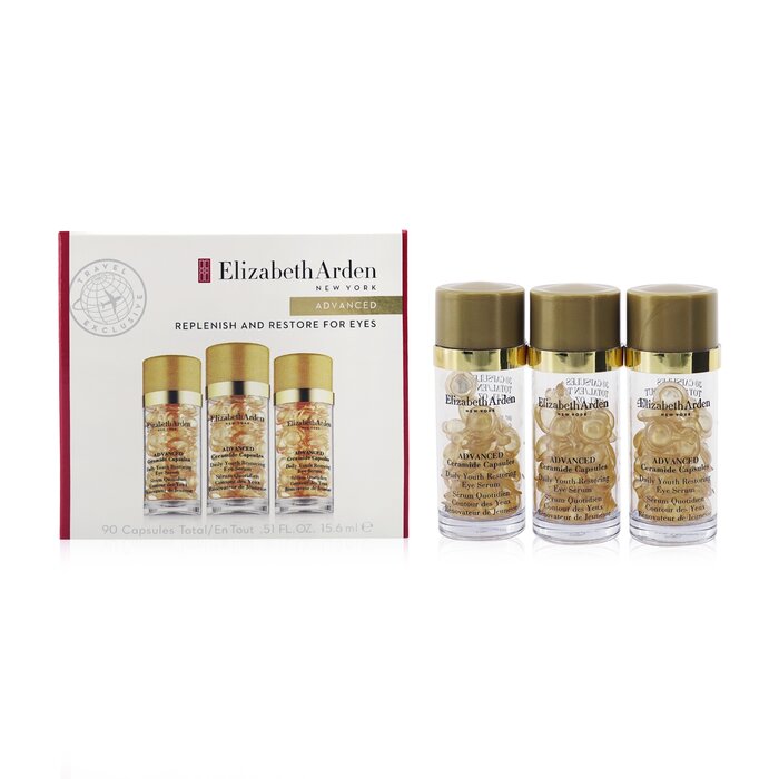 Elizabeth Arden Advanced Ceramide Capsules Daily Youth Restoring Eye Serum (Limited Edition) 3x30CapsProduct Thumbnail