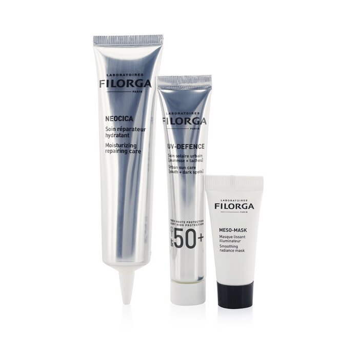 Filorga Protect, Repare, Illuminate Limited Edition Set: Neocica 40ml + UV-Defence SPF50 15ml + Meso-Mask 7ml 3pcsProduct Thumbnail