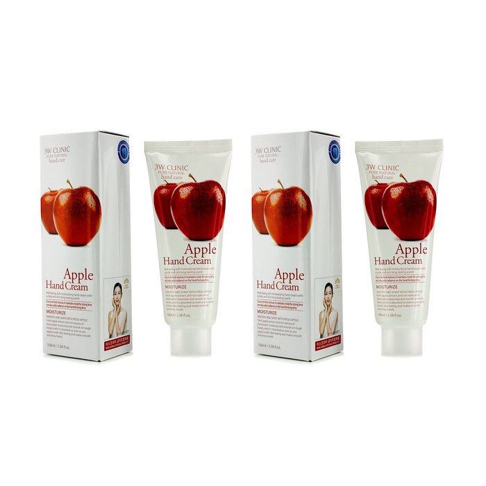3W Clinic Hand Cream Duo Pack - Apple 2x100ml/3.38ozProduct Thumbnail