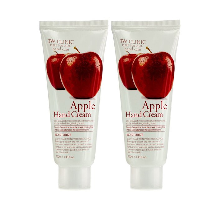 3W Clinic Hand Cream Duo Pack - Apple 2x100ml/3.38ozProduct Thumbnail