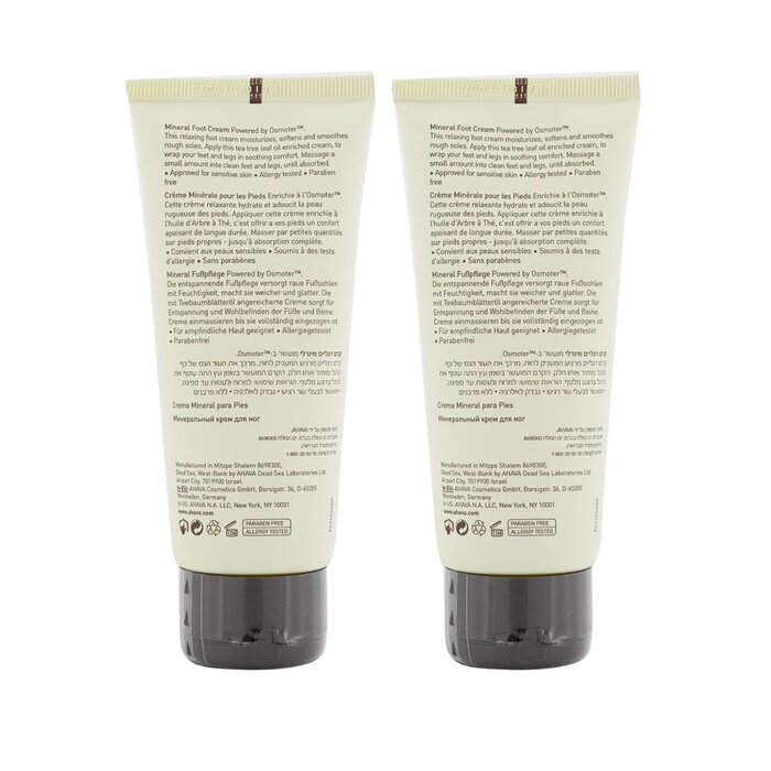 Ahava Deadsea Water Mineral Foot Cream Duo Pack 2x100ml/3.4ozProduct Thumbnail