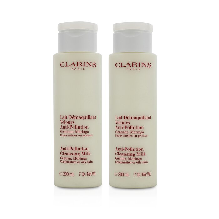 Clarins مجموعة ثنائية حليب منظف مضاد للتلوث - للبشرة المختلطة والزيتية 2x200ml/7ozProduct Thumbnail