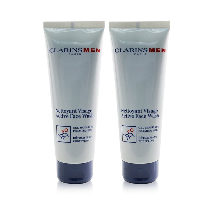 Clarins Men Active Face Wash Duo Pack 2x125ml/4.4ozProduct Thumbnail