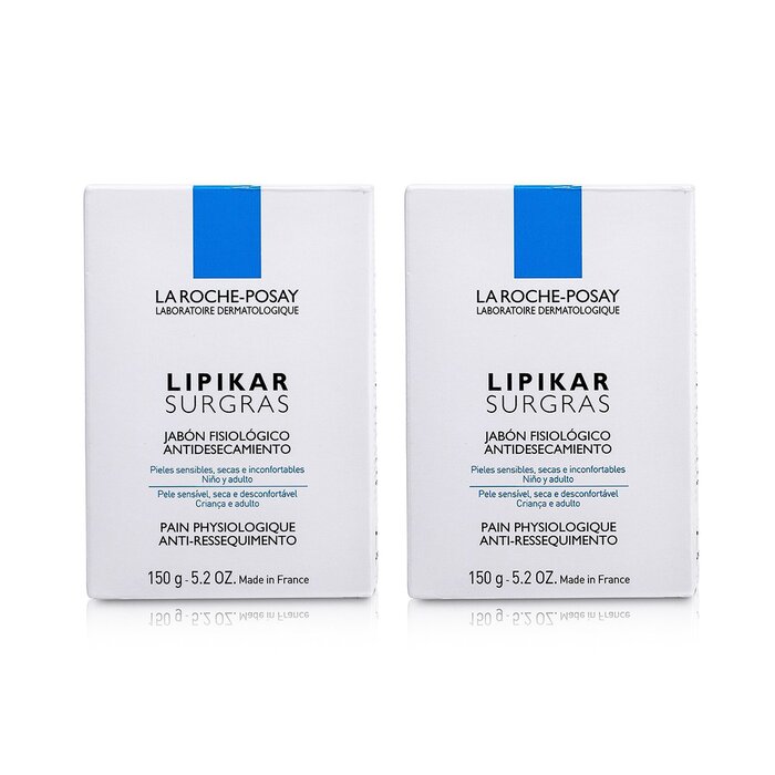 ラロッシュポゼ La Roche Posay Lipikar Surgras Cleansing Bar Duo Pack 2x150g/5.2ozProduct Thumbnail