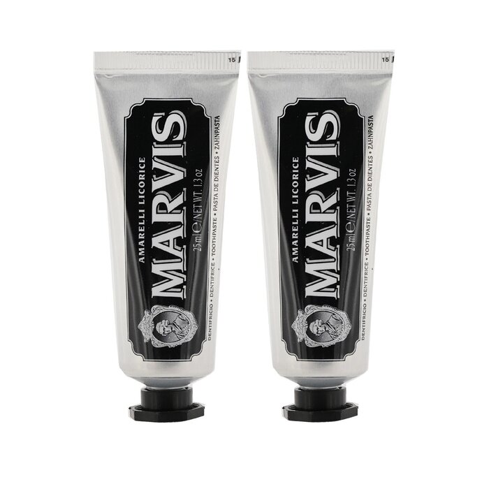 Marvis Amarelli Licorice Toothpaste Duo Pack (Travel Size) 2x25ml/1.3ozProduct Thumbnail