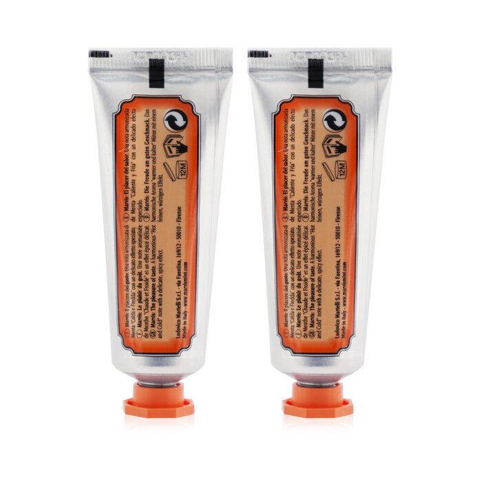 玛尔仕 Marvis Ginger Mint Toothpaste Duo Pack (Travel Size) 2x25ml/1.29ozProduct Thumbnail