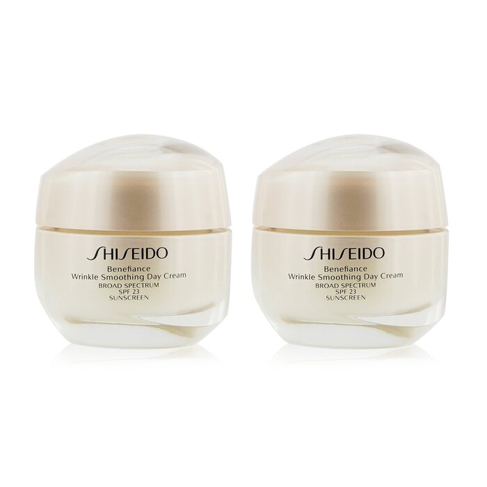 Shiseido Benefiance Wrinkle Smoothing Day Cream SPF 23 Duo Pack (Unboxed) 2x50ml/1.8ozProduct Thumbnail