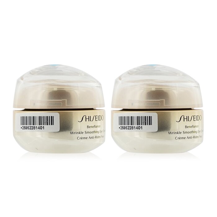 Shiseido Benefiance Wrinkle Smoothing Eye Cream Duo Pack (Unboxed) 2x15ml/0.51ozProduct Thumbnail