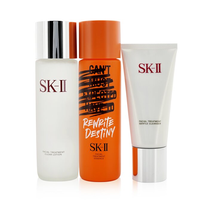 SK II Essential Care Facial Treatment Set (2022 New Year Limited Edition): Clear Lotion 230ml + Essence 230 ml + Gentle Cleanser 120g 3pcsProduct Thumbnail