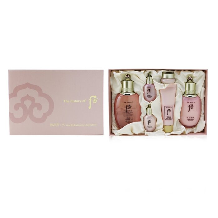 Whoo (The History Of Whoo) 后 (皇后的秘訣) Gongjinhyang: Soo Vital Hydrating Set: Balancer (150ml+20ml) + Emulsion (110ml+20ml) + Cream 4ml + Foam Cleanser 40ml (Exp. Date 05/2022) 6pcsProduct Thumbnail