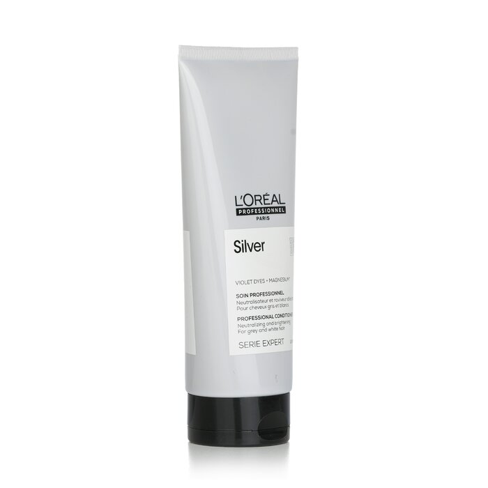 L'Oreal Professionnel Serie Expert - Silver Violet Dyes + Magnesium Neutralising and Brightening Conditioner (For Grey and White Hair) 200ml/6.7ozProduct Thumbnail