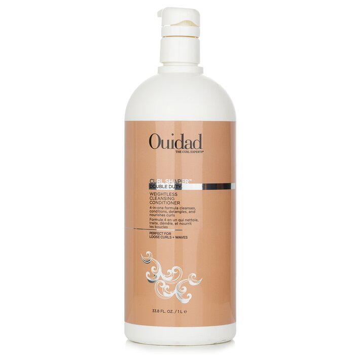 Ouidad Curl Shaper Double Duty Weightless Cleansing Conditioner (For Loose Curls + Waves)  1000ml/33.8ozProduct Thumbnail