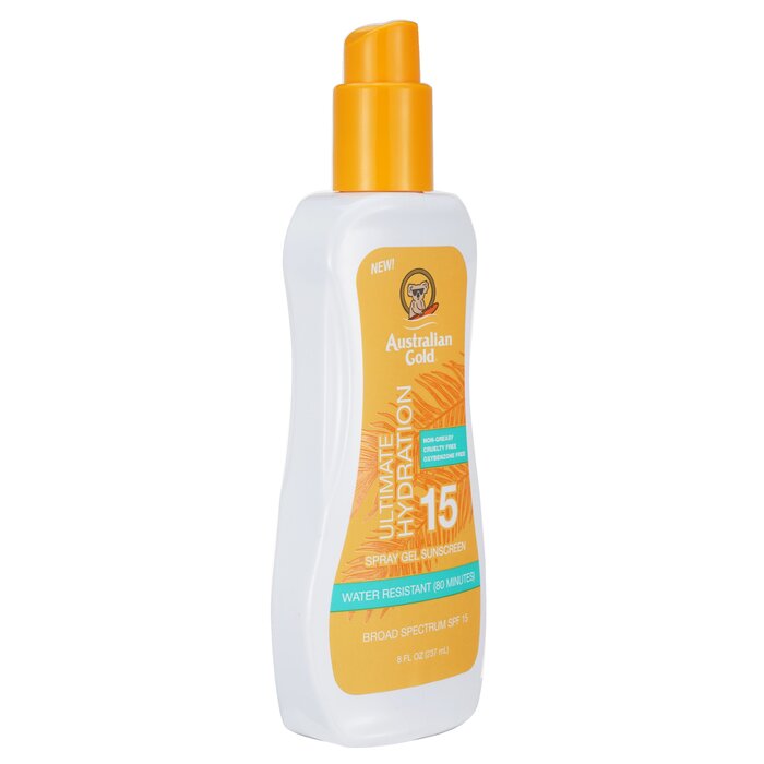 Australian Gold Spray Gel Sunscreen SPF 15 (Ultimate Hydration) 237ml/8ozProduct Thumbnail