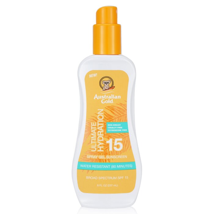 Australian Gold Spray Gel Sunscreen SPF 15 (Ultimate Hydration) 237ml/8ozProduct Thumbnail