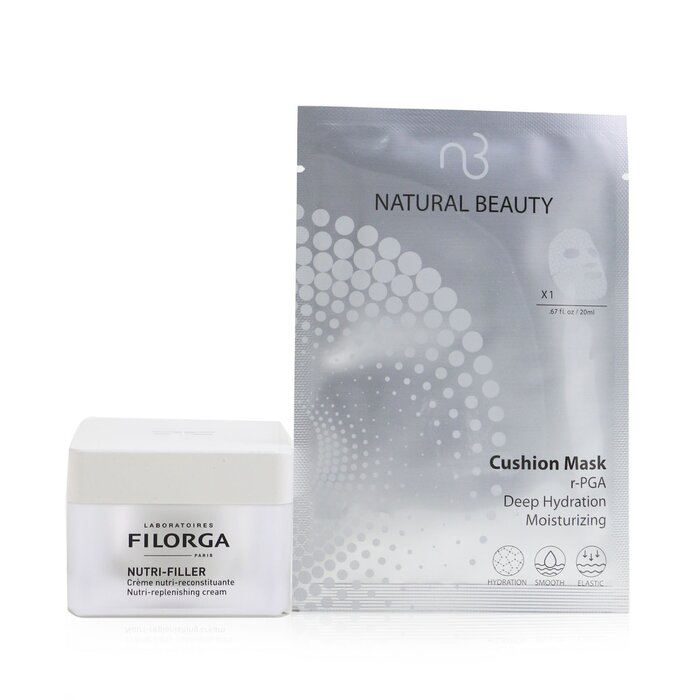 Filorga Nutri-Filler Nutri-Replenishing Cream 50ml (Free: Natural Beauty r-PGA Deep Hydration Moisturizing Cushion Mask 6x 20ml)  50ml+6x20mlProduct Thumbnail