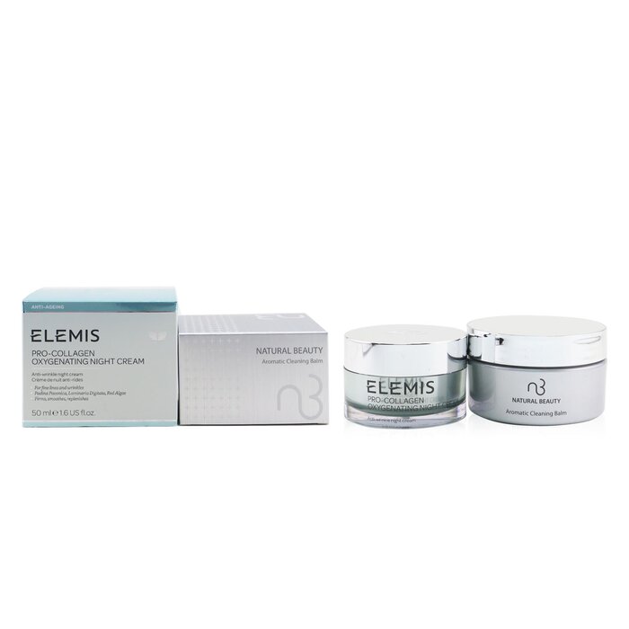 Elemis Pro-Collagen Oxygenating Night Cream 50ml (Free: Natural Beauty Aromatic Cleaning Balm 125g) 2pcsProduct Thumbnail