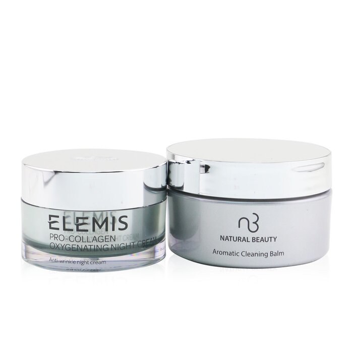 Elemis Pro-Collagen Oxygenating Night Cream 50ml (Free: Natural Beauty Aromatic Cleaning Balm 125g) 2pcsProduct Thumbnail