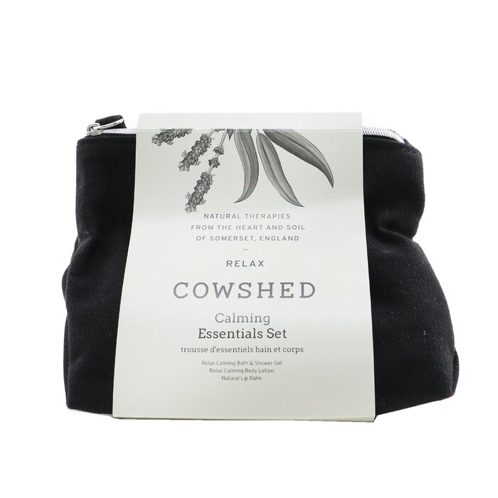 Cowshed Relax Calming Essentials Set: Natural Lip Balm 5ml+ Bath & Shower Gel 100ml+ Body Lotion 100ml+ Bag 3pcs+1bagProduct Thumbnail